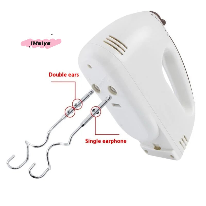 Stainless Steel Egg Beater Set | Handheld Mixing Hooks for Electric Mixer lifestyle view