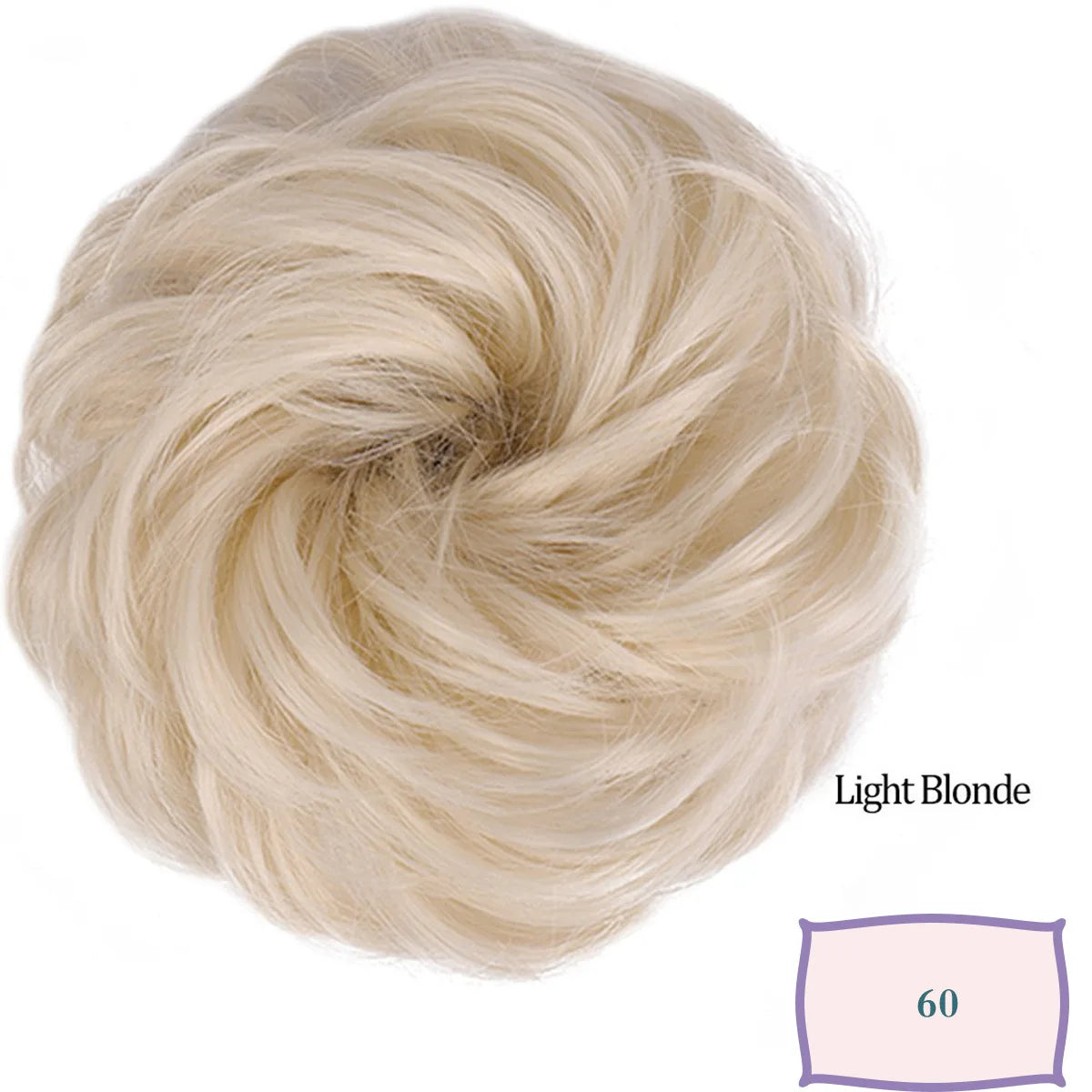 Synthetic Messy Hair Bun Chignon Scrunchies Fake Hair Band Braid Elastic Hairpiece Ta lifestyle view