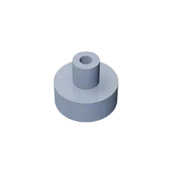 Gobricks Tile Round 1x1 with Bar and Pin Holder | Compatible Building Block lifestyle view