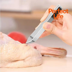 Stainless Steel Fish Bone Tweezers Pincer Clip Puller Remover Tongs Plucking Clamp Kitchen