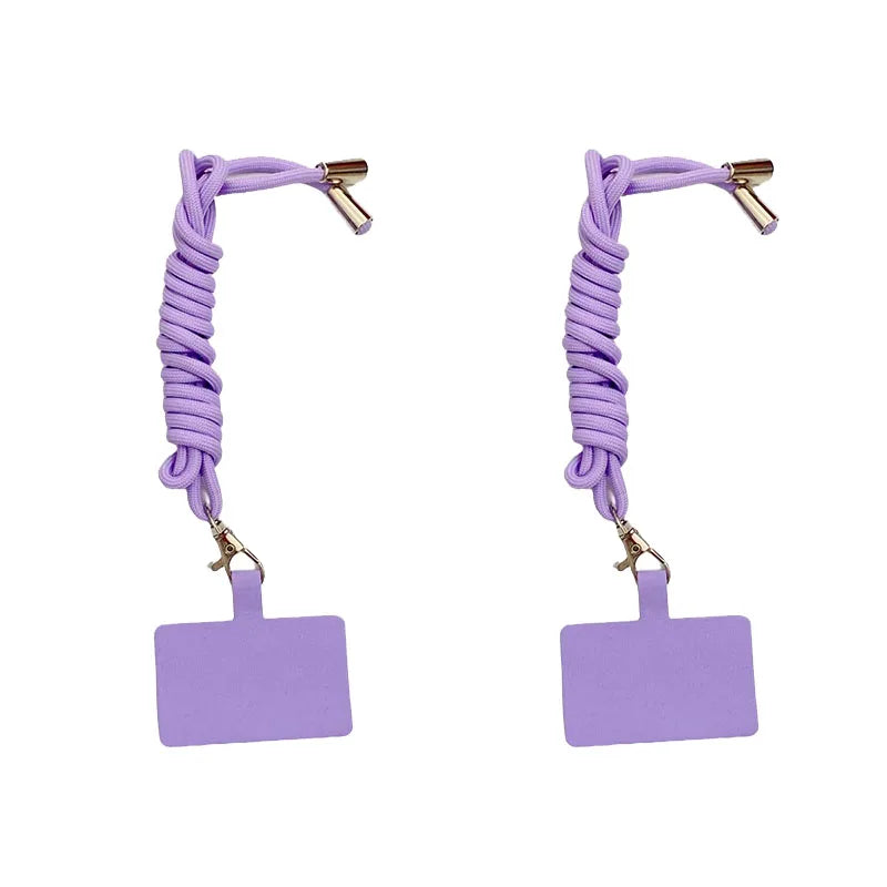 1/2pcs Universal Adjustable Phone Lanyard Strap Mobile Phone Hanging Rope Neck Straps An detail view