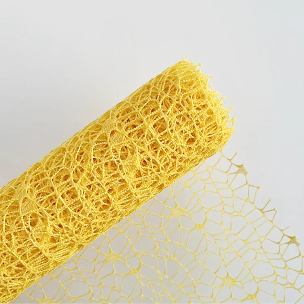 1 Roll Korean Style Jacquard Net Ribbon | Flower Bouquet Packaging DIY Material lifestyle view