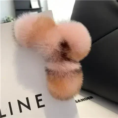 Hair Furry Claw Accessories for Women Clip Pinzas Para El Pelo Korean Fashion Headband Clips Pin Pinzas Pelo Hairclip Haarklem