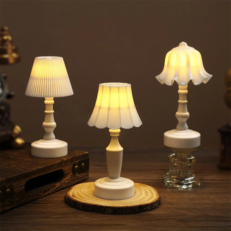 Mini LED Night Light | Battery Powered Atmosphere Lamp for Bedroom Decor close-up view