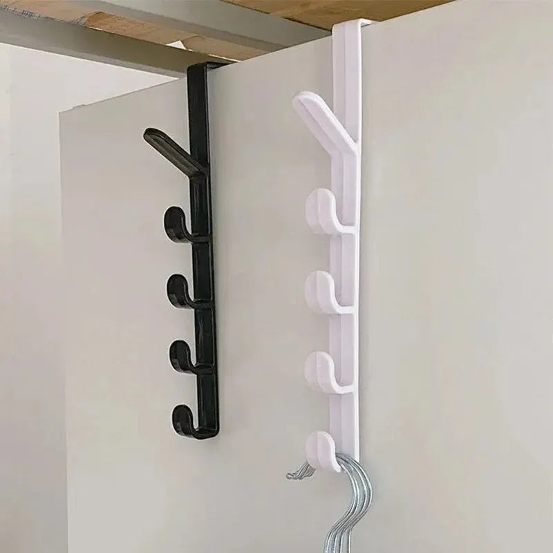 Behind the Door Coat Hook Hanger Storage Rack lifestyle view