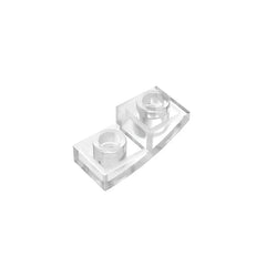 Gobricks GDS-795 Slope, Curved 2 x 1 Inverted | Compatible Building Block for DIY Projec detail view