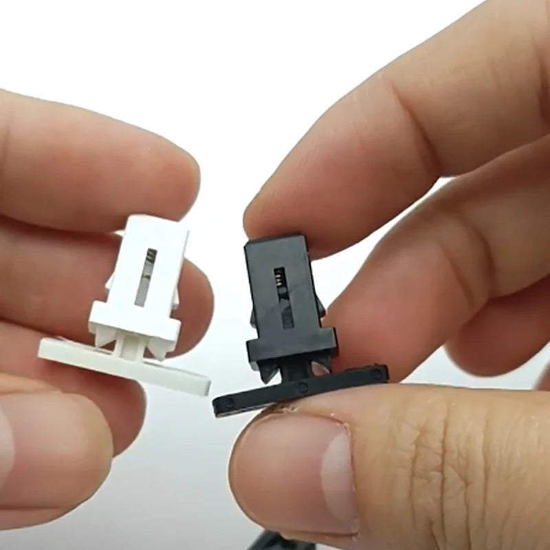 10-20PCS Garbage Bin Plastic Switch Door Lock Self-locking Press Type Spring Lock Buc lifestyle view
