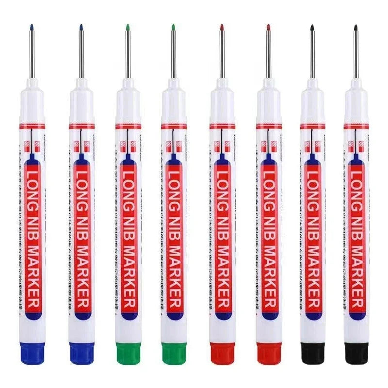 20mm Long Nib Markers for Deep Hole Marking | BSIDE Multi-Purpose Pen Set additional angle
