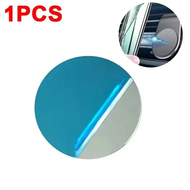 50/1PCS Metal Plate Disk for Magnet Car Phone Holder Round Iron Sheet Stickers Car Mag close-up view
