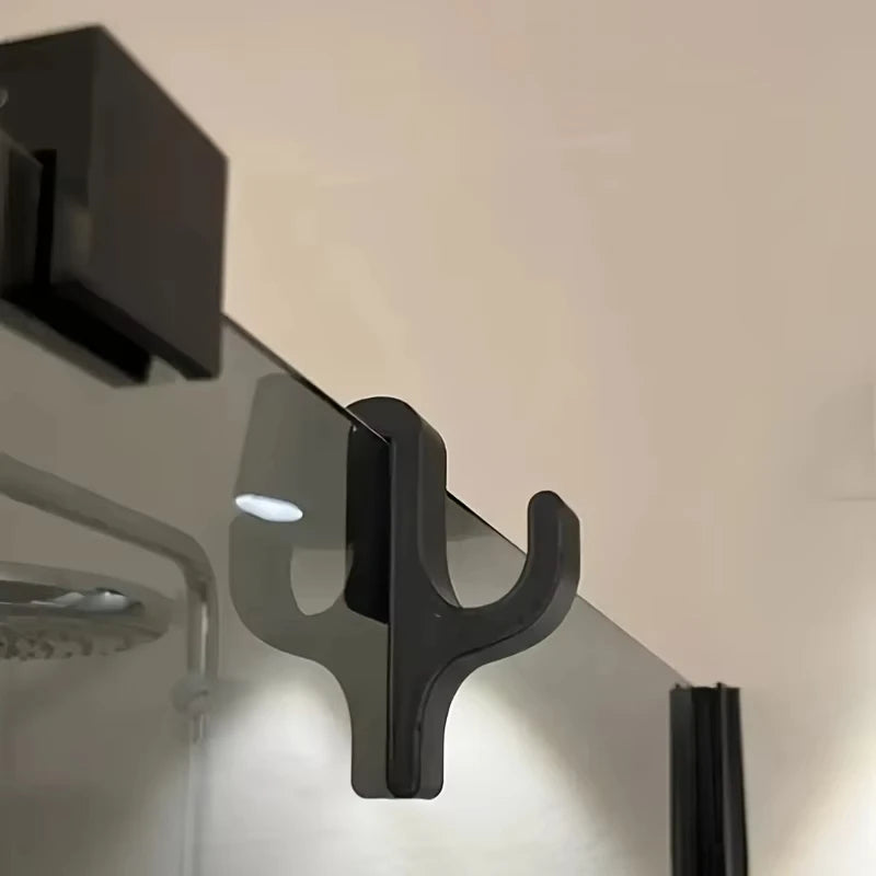 Modern Plastic Shower Hook lifestyle view