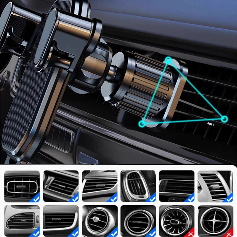 Car Air Vent Phone Holder for 4.7-7 Inch Phones
