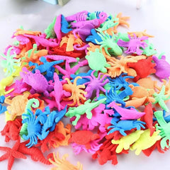 30PCS Growing in Water Bulk Swell Sea Creature Various Kinds Mixed Expansion Toy Colorful Creative M
