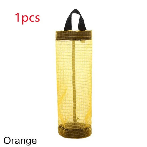 3/2/1PC Home Grocery Bag Holder Wall Mount Plastic Bag Holder Dispenser Hanging Storag close-up view