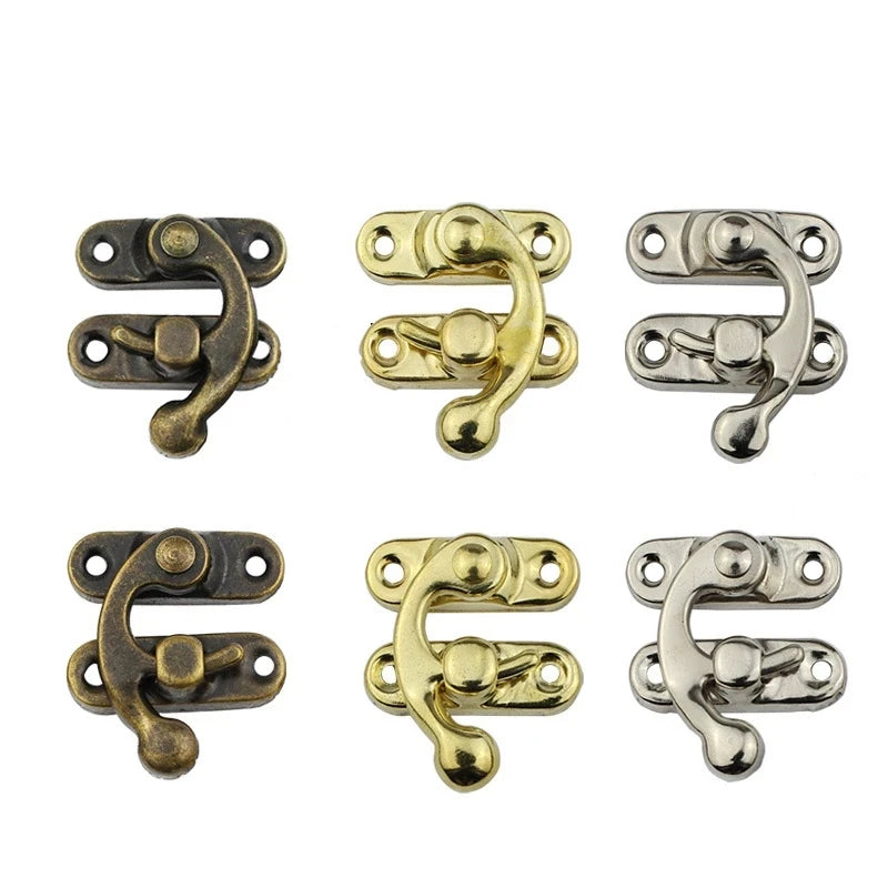 4pcs Toggle Latch Hasp Hook Lock for Wooden Jewelry Chest Box detail view