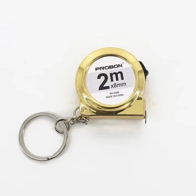 Portable Mini Tape Measure Retractable 2m | Keychain Sewing & Crafting Tool alternate view