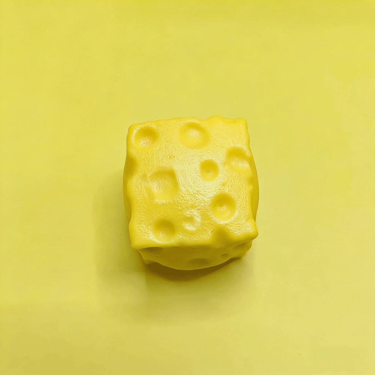 Squishy Square Cheese Squeeze Toys Rebound Push Stress Relief Sensory Toy Soft Butt additional angle