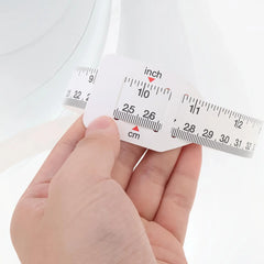 Baby Head Circumference Measuring Tape | Soft Plastic Ruler for Infant Growth Tracking close-up view