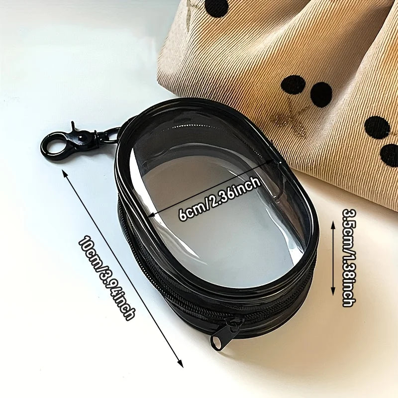 Portable Storage Bag for Mini Clear Zipper additional angle