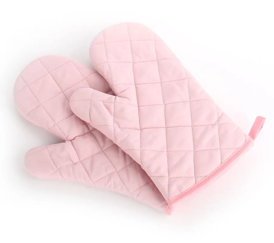 Non Slip Heat Proof Oven Glove | Polyester Cotton Microwave Protector for Baking an additional angle