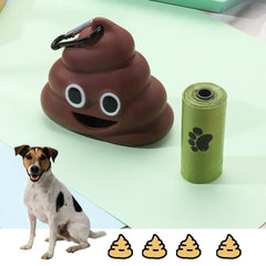 Pet Fecal Bag Dispenser Cat Dog Outdoor Pocket Hanging Buckle Portable Eco-friendly Biod detail view