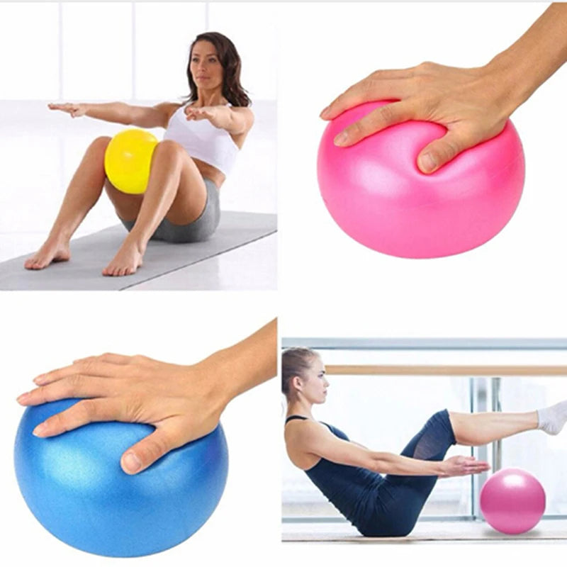 25cm Yoga Balance Ball | Small Pilates Ball for Home Fitness Training lifestyle view