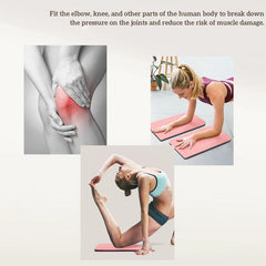 2Pcs Yoga Knee Pad Cushion | Soft TPE Support for Balance and Exercise close-up view
