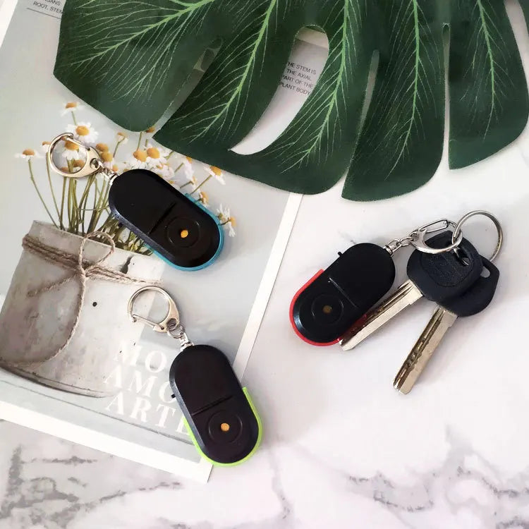 Smart Wireless Anti-Lost Key Finder | Whistle Activated Alarm with LED Light additional angle