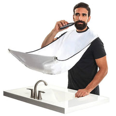 Men's Shaving Apron | Waterproof Barber Bib for Mess-Free Trimming detail view