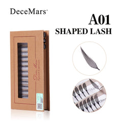 DeceMars A Series Premade Fan Eyelash Extensions | DIY Natural Look Lashes