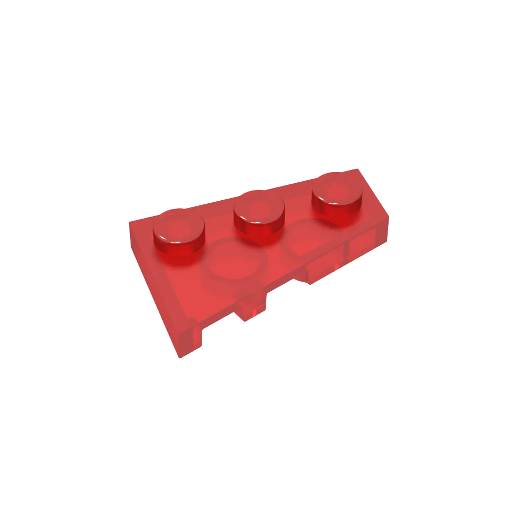 Gobricks GDS-547 Wedge Plate 3 x 2 Right | Compatible Building Block for DIY Creation lifestyle view