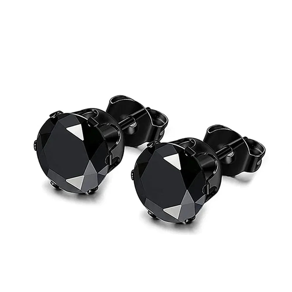 1/15Pairs Punk Cool Gothic Stainless Steel Stud Earrings Set for Men Women,Fashion additional angle