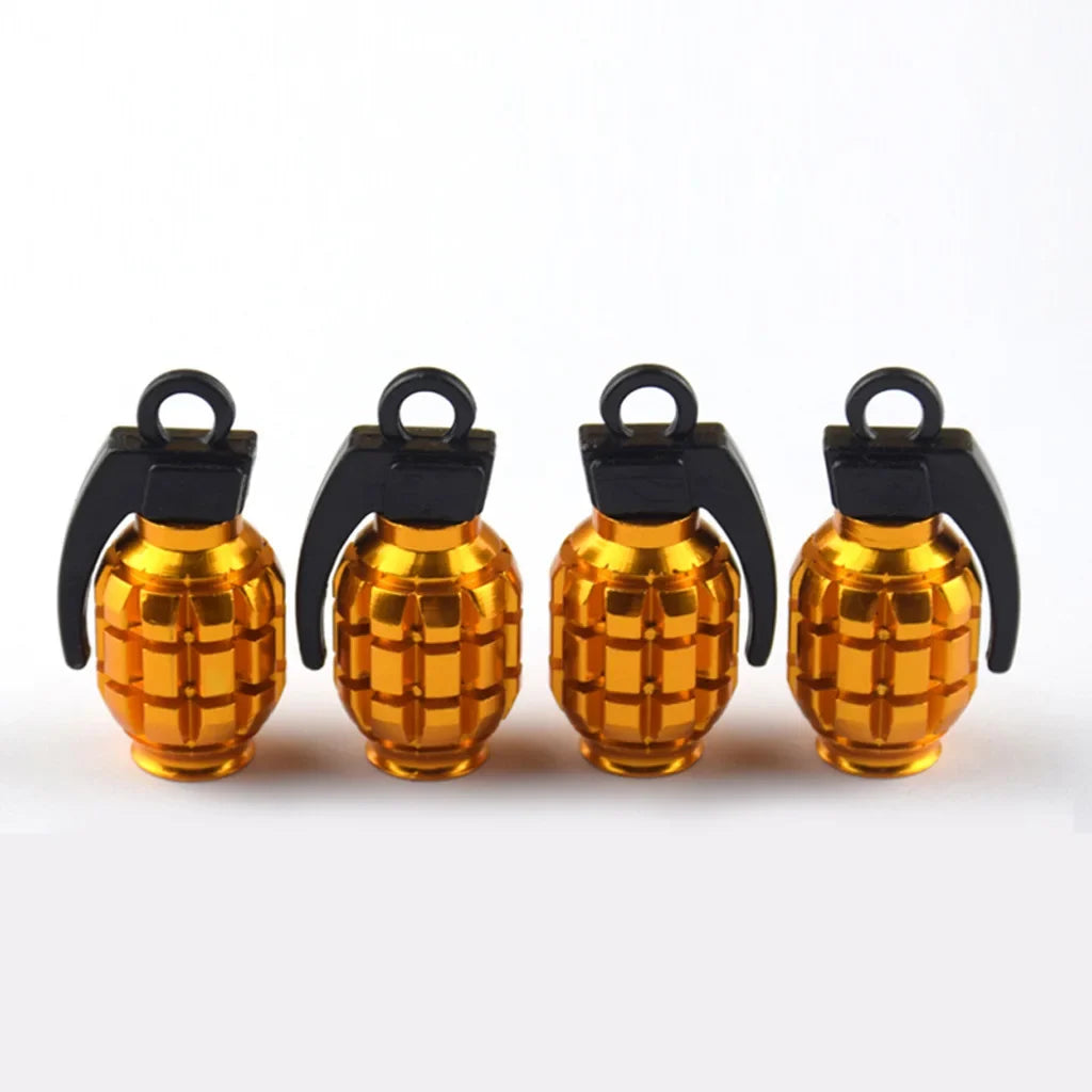 Aluminum Alloy Valve Stem Caps 4 Pack
