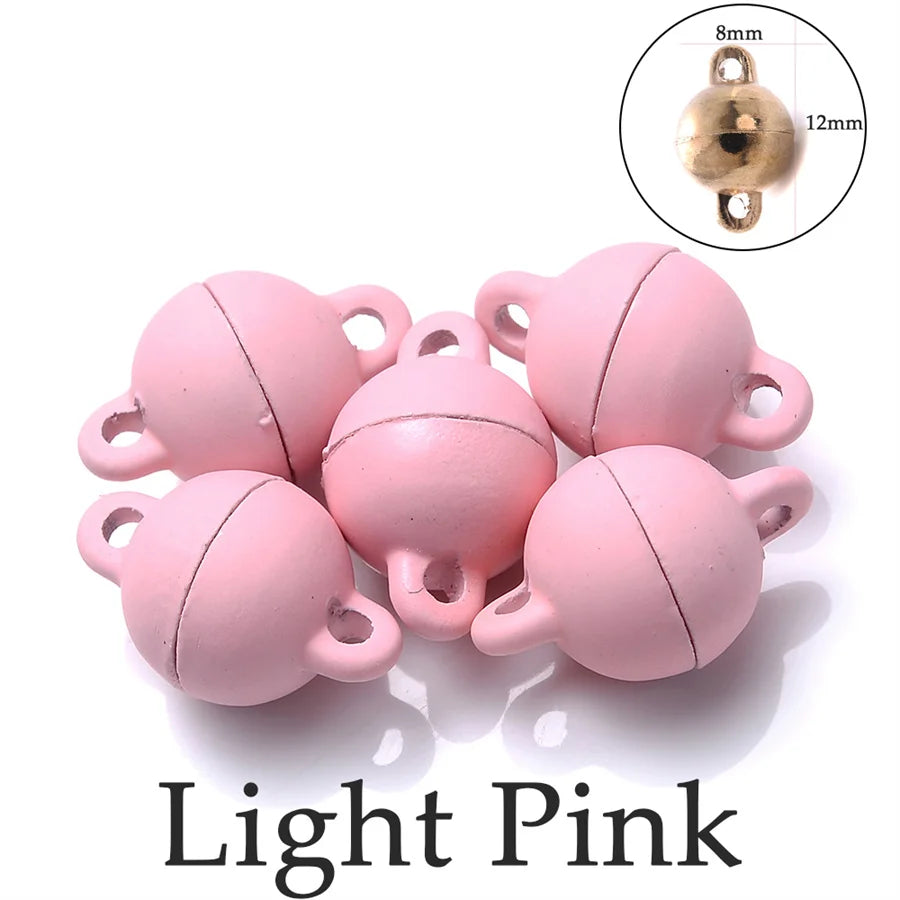Heart Round Magnetic Clasps Set | DIY Jewelry Connector Charms lifestyle view