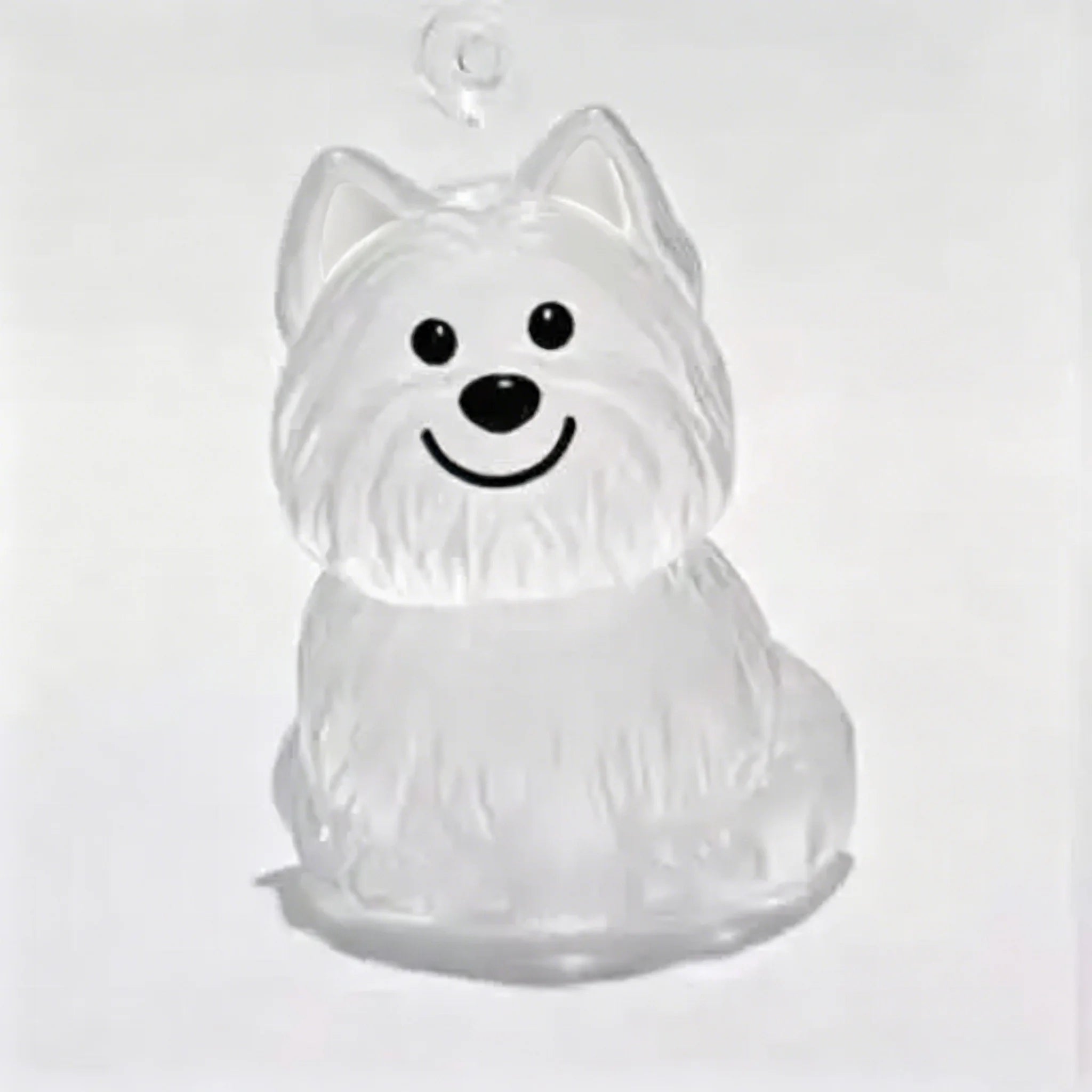 Hanging Pet Hair Storage Container Handmade Cat Fur/Dog Hair Memorial Resin Keychain Pen detail view