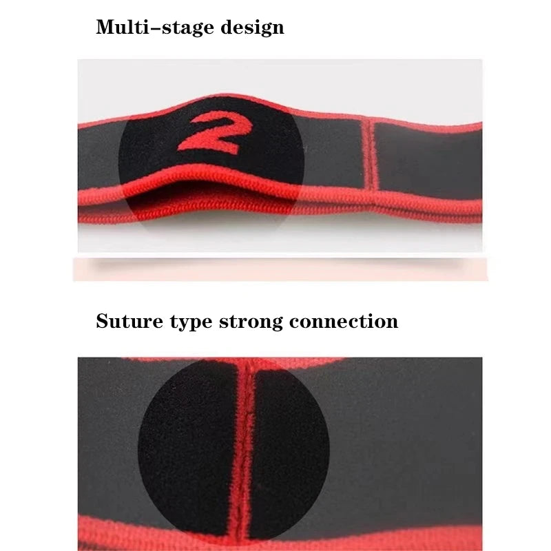 4*90cm Yoga Elastic Stretch Belt | Fitness Resistance Band for Pilates, Dance & Stren lifestyle view