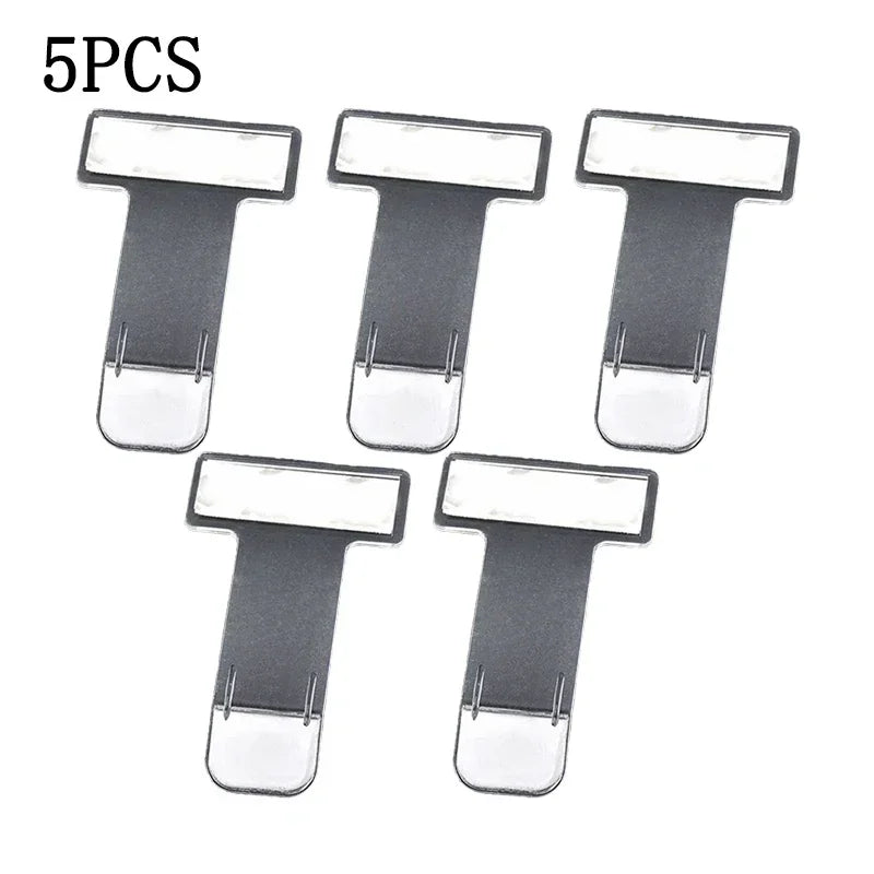Car Window Fastener Stickers Plastic Ticket Holder Transparent Temporary Parking Business Card Holder Car Interior Accessories