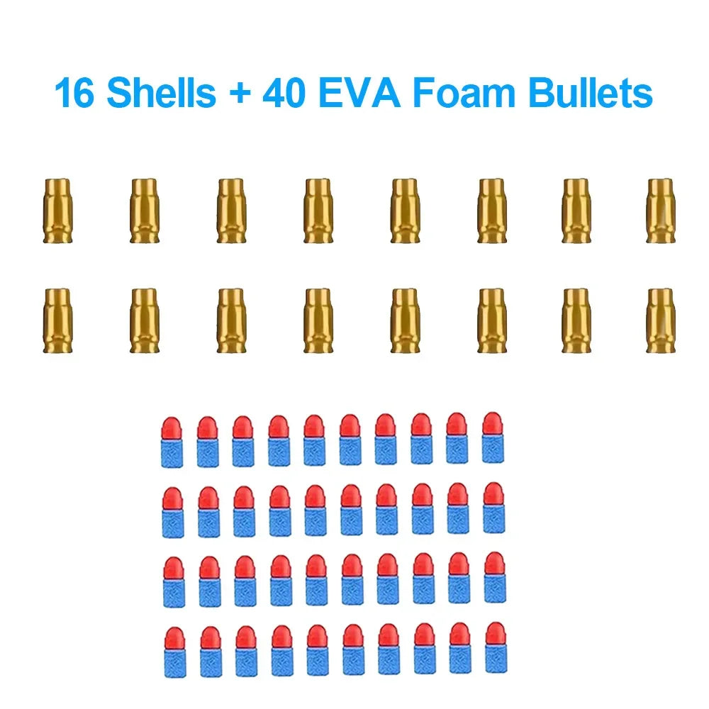 Soft EVA Foam Bullets for Toy Guns | Safe Shell Ejecting Ammo for Kids