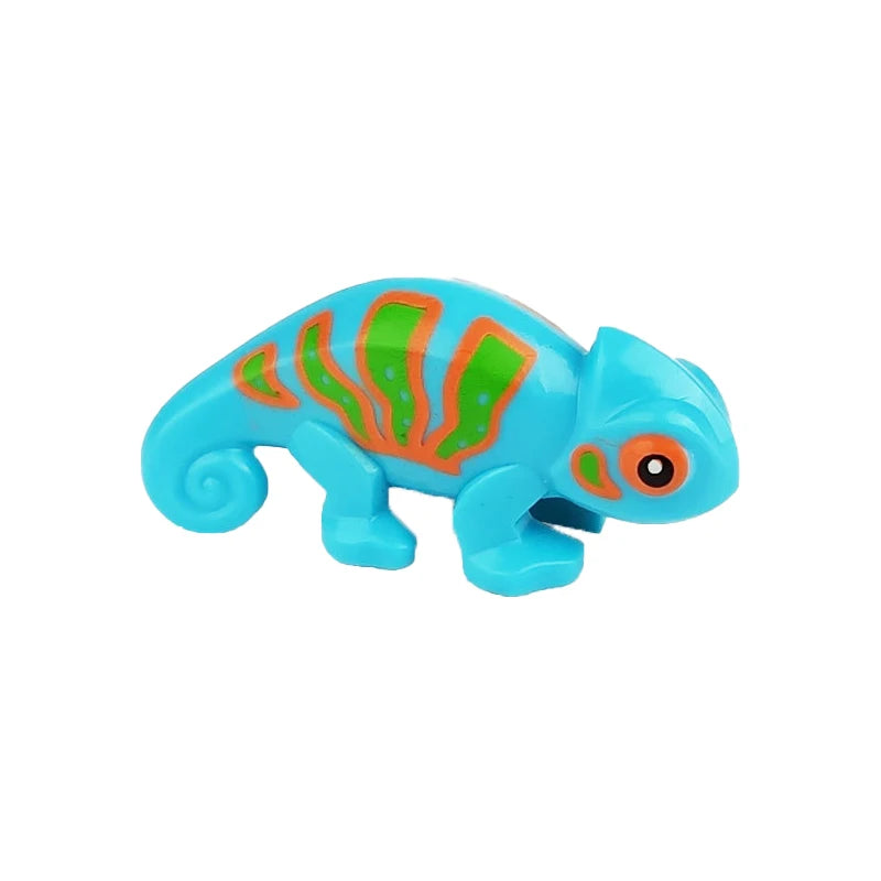 Marine Tier Bausteine Set | Krokodil Wal Hai Oktopus Schlange Dinosaurier Spielzeug