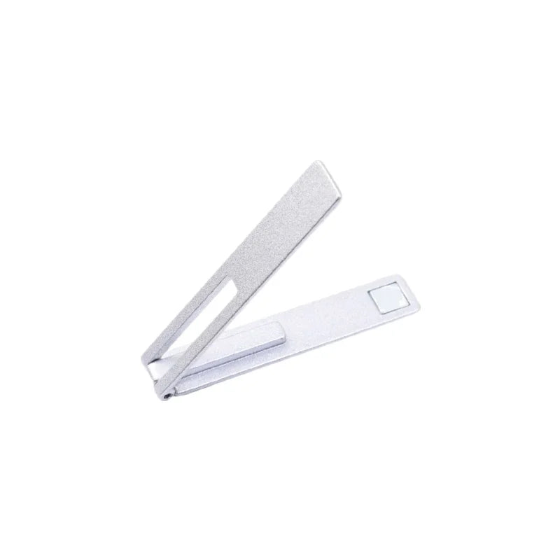 Magnetic Ultra Thin Foldable Mobile Phone Holder Bracket Metal Alloy Desktop Cell Phone Stands Universal Phone Support Kickstand