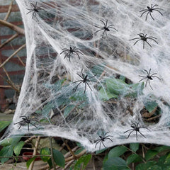 Halloween Decorations Artificial Spider Web Luminous Stretch alternate view