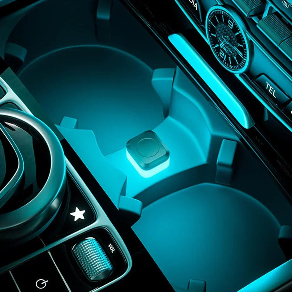 USB Car Ambient Atmosphere Light | Interior LED Lamp with 4 Colors detail view