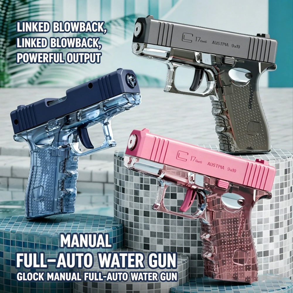 Mini Water Gun Pistol | Continuous Shooting Toy for Summer Outdoor Fun lifestyle view