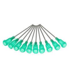 10Pcs Liquid Dispenser Syringe Blunt Needle Tips | Stainless Steel Glue Dispensing close-up view