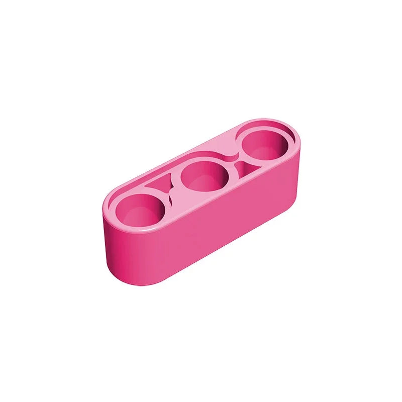 Gobricks GDS-663 Technical Liftarm Thick 1 x 3 | Compatible Building Block for DIY Cre close-up view