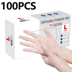 TPE Gloves Kitchen Bathroom Restaurant Camping Travel Waterproof Oil-Proof Household Cleaning Tools