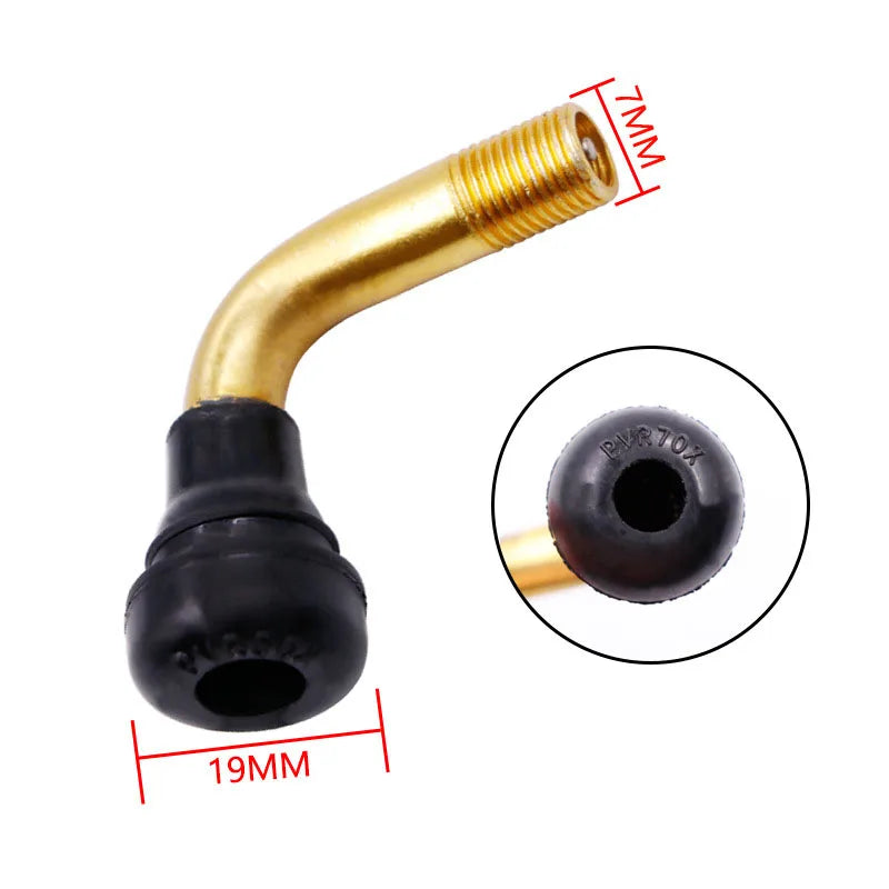 PVR50 PVR60 PVR70 90° Rubber Tubeless Valve Stem lifestyle view