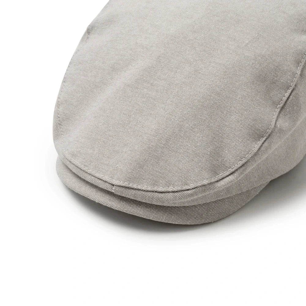 Baby Cotton Beret | Adjustable Solid Hat for Baby Boys detail view
