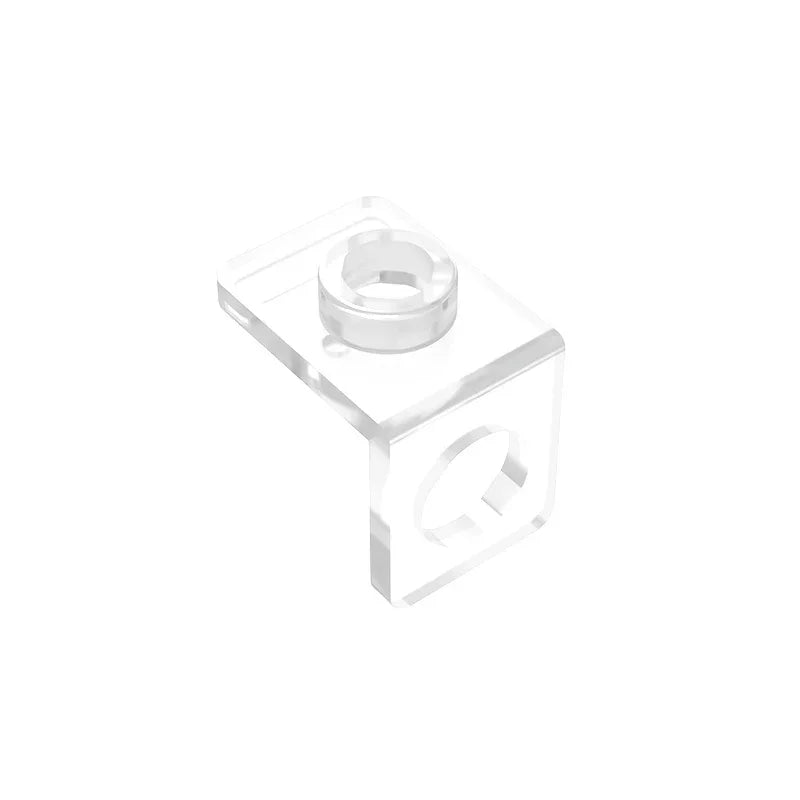 Gobricks GDS-1165 Minifig Neck Bracket with Back Stud | Thin Back Wall Building Block close-up view