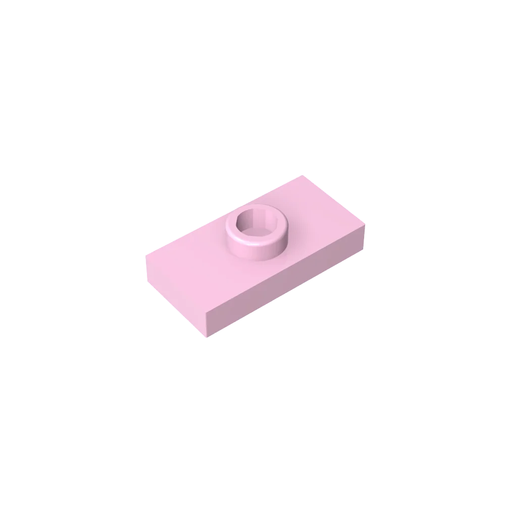 Gobricks PLATE 1X2 W. 1 KNOB | Modified Building Block Compatible with Lego 15573 alternate view
