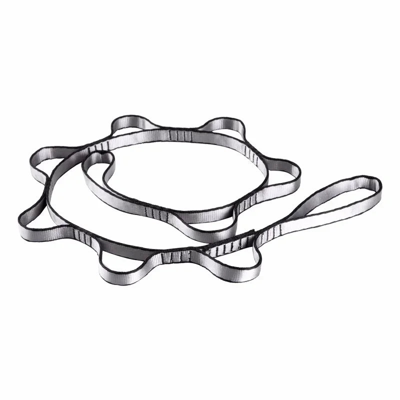 Daisy Chain Yoga Stretch Belt | Multi Loop Hanging Rope for Aerial Yoga Hammock additional angle